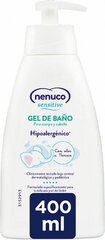 Dušo žėlė Nenuco Shower Gel Sensitive, 400 ml kaina ir informacija | Kosmetika vaikams ir mamoms | pigu.lt