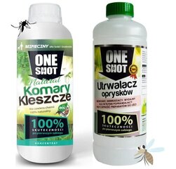 Natūrali priemonė nuo uodų ir erkių One Shot Natural цена и информация | Средства для уничтожения насекомых | pigu.lt