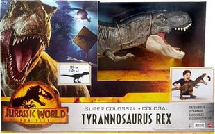 Dinozauro figūrėlė Didysis T-Rex Tyrannosaurus Rex Mattel Jurassic World HBK73 цена и информация | Игрушки для мальчиков | pigu.lt