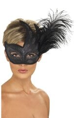 Venecijos kaukė, juoda kaina ir informacija | Karnavaliniai kostiumai | pigu.lt