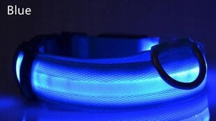 LED ошейник для домашних животных цена и информация | Ошейники, подтяжки для собак | pigu.lt