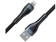 USB-A Lightning kabelis PremiumCord 10W 1m., juodas kaina ir informacija | Kabeliai ir laidai | pigu.lt