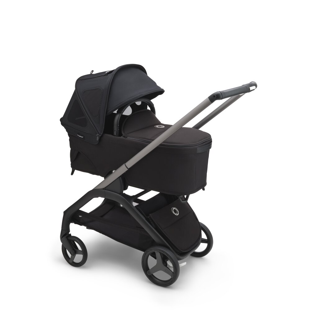 Bugaboo Dragonfly vežimėlio stogelis nuo saulės, Midnight Black kaina ir informacija | Vežimėlių priedai | pigu.lt