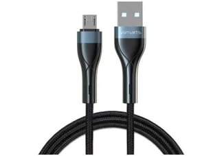 Кабель USB-A на Micro PremiumCord 10 Вт, 1 м., черный цвет цена и информация | Кабели и провода | pigu.lt