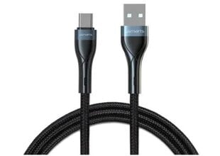 Кабель USB-A — USB-C PremiumCord 18 Вт, 1 м, черный цвет цена и информация | Кабели и провода | pigu.lt