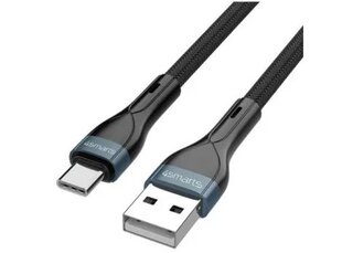 Кабель USB-A — USB-C PremiumCord 18 Вт, 1 м, черный цвет цена и информация | Кабели и провода | pigu.lt