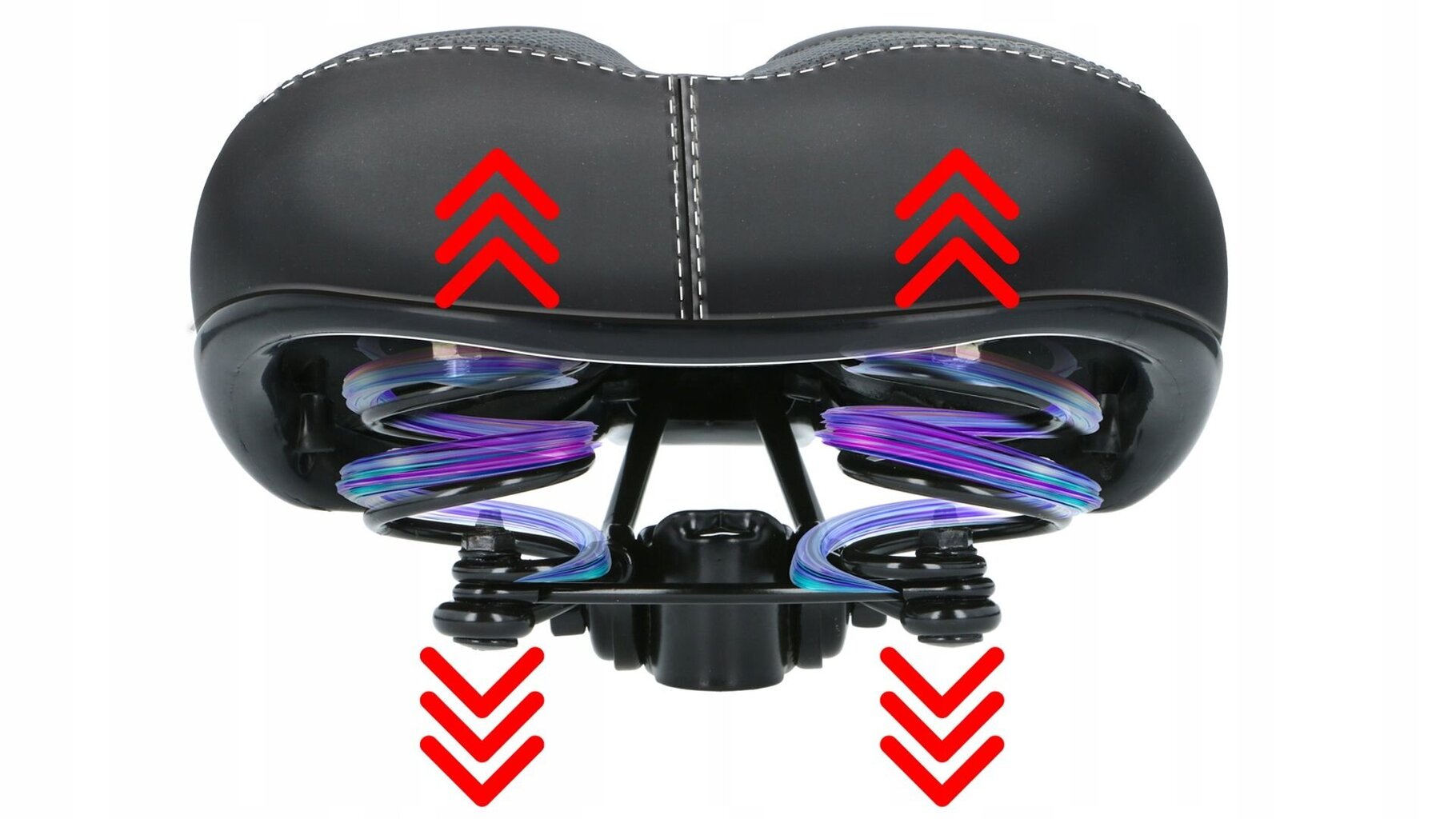 Dviračio sėdynė Dunlop, juoda kaina ir informacija | Dviračių sėdynes ir sėdynių uždangalai | pigu.lt