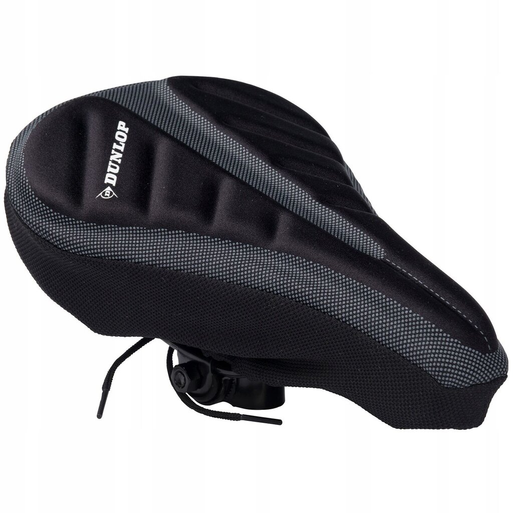 Gelinis dviračio sėdynės užvalkalas Dunlop, juodas цена и информация | Dviračių sėdynes ir sėdynių uždangalai | pigu.lt