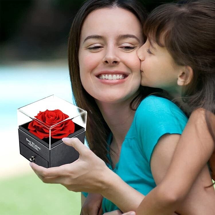 Dovanų dėžutė su 1 muilo rože (papuošalai į dovanų rinkinį neįeina), LIVMAN цена и информация | Kitos originalios dovanos | pigu.lt