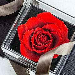 Подарочная коробка с 1 мыльной розой (украшения в подарочный набор не входят), LIVMAN цена и информация | Другие оригинальные подарки | pigu.lt