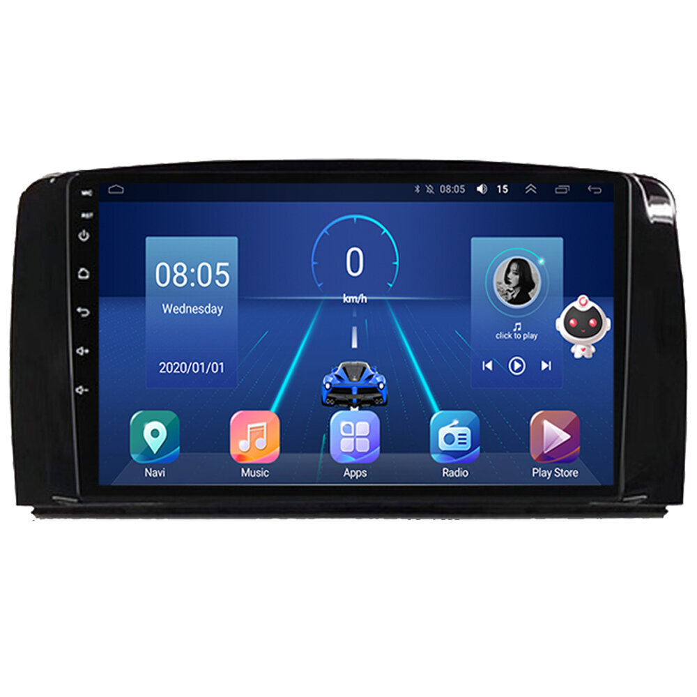 Bzcaraudio Mercedes Benz r W251 2006-12 Android Multimedia цена и информация | Automagnetolos, multimedija | pigu.lt