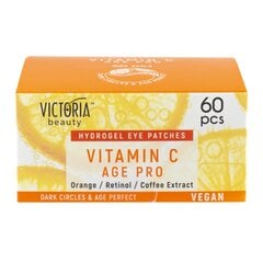 Paakių kaukės su vit C, retinoliu ir apelsinų ekstraktu Victoria Beauty, 60vnt kaina ir informacija | Veido kaukės, paakių kaukės | pigu.lt