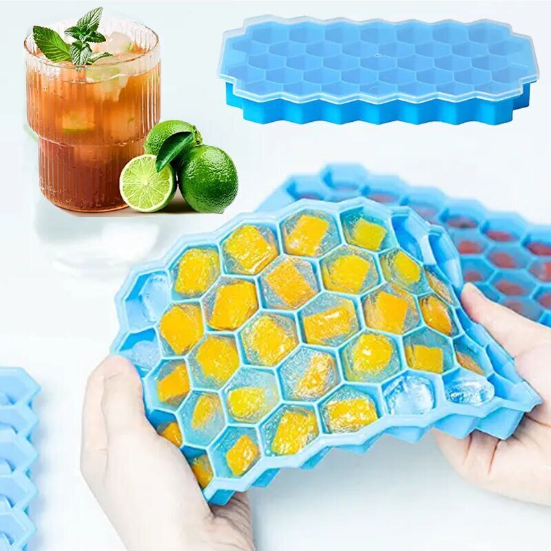 Honeycomb ledo kubelių formelių rinkinys, 2 vnt. kaina ir informacija | Virtuvės įrankiai | pigu.lt
