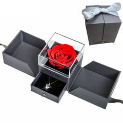 Подарочная коробка с 1 мыльной розой (украшения в подарочный набор не входят), LIVMAN цена и информация | Другие оригинальные подарки | pigu.lt