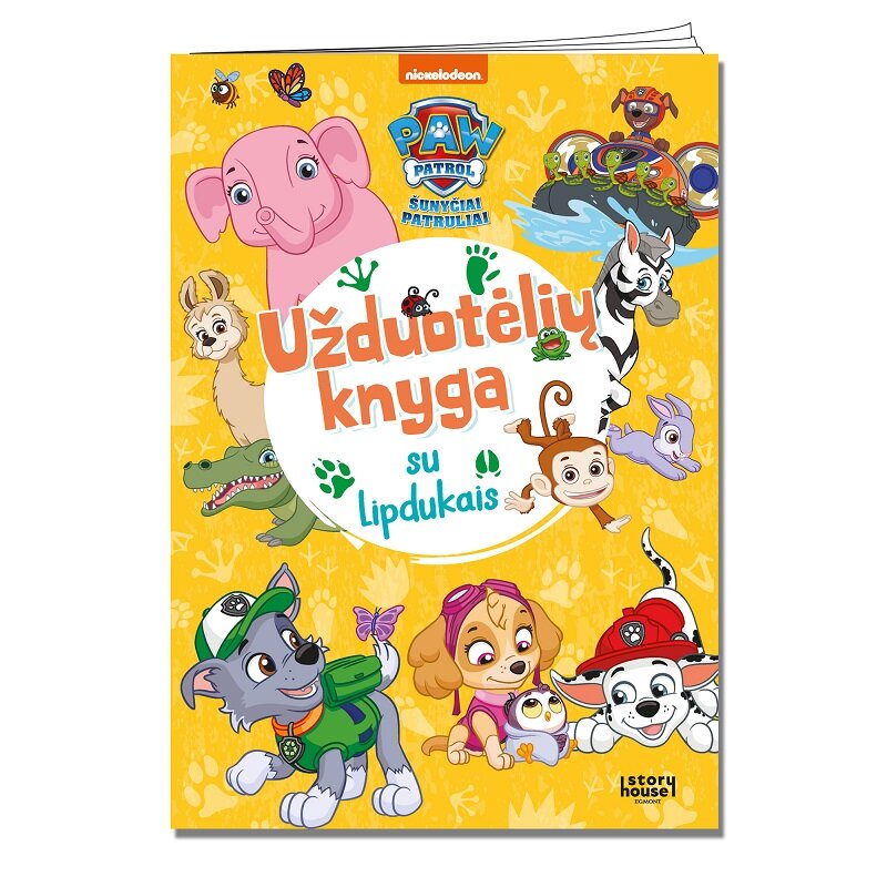 Šunyčiai patruliai. Draugai gyvūnėliai. Užduotėlės kaina ir informacija | Spalvinimo knygelės | pigu.lt