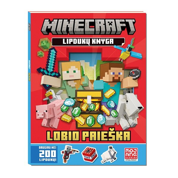 Minecraft. Lobio paieškos. Užduotėlės kaina ir informacija | Spalvinimo knygelės | pigu.lt