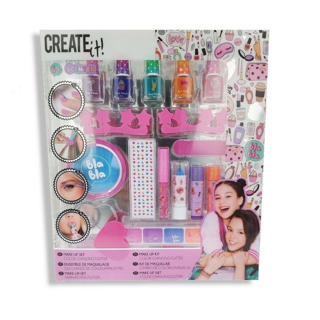 Vaikiškos kosmetikos rinkinys Create It Color Changing & Glitter kaina ir informacija | Žaislai mergaitėms | pigu.lt