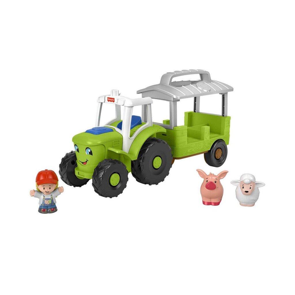 Žaislinis traktorius su figūrėlėmis Fisher Price Little People цена и информация | Žaislai berniukams | pigu.lt