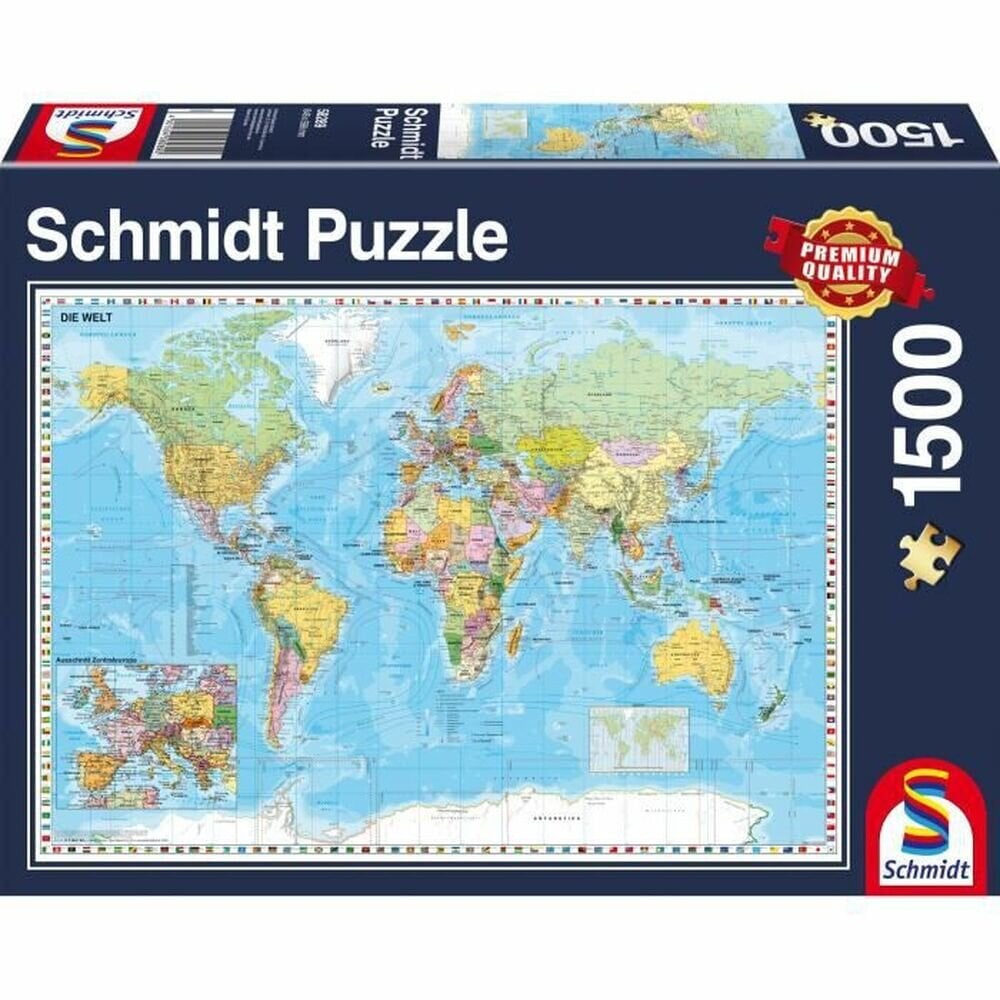 Dėlionė Schmidt Spiele Iceland: Kirkjuffellsfoss, 1500 d. цена и информация | Dėlionės (puzzle) | pigu.lt