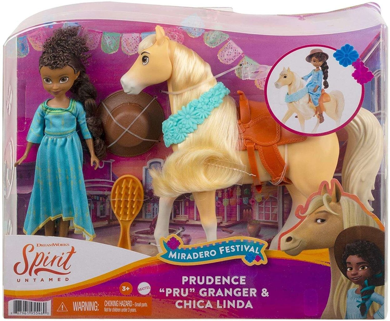Lėlė Pru ir žirgas Chica Linda Spirit Untamed kaina ir informacija | Žaislai berniukams | pigu.lt