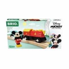 Akumuliatorinis traukinys Brio Mickey Mouse kaina ir informacija | Žaislai berniukams | pigu.lt