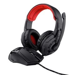 Perifērijas komplekts Trust 2-IN-1 GAMING SET WITH HEADSET & MOUSE цена и информация | Наушники | pigu.lt