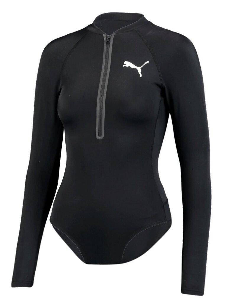 Puma maudymosi kostiumėlis moterims 234238644, juodas kaina ir informacija | Maudymosi kostiumėliai | pigu.lt