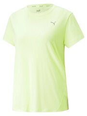 Женская футболка PUMA Run Favorite Ss Tee Fast 234238634, желтая цена и информация | Футболка женская | pigu.lt