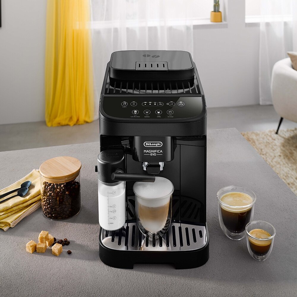 Автоматическая kофемашина DeLonghi Magnifica Evo ECAM290.51 B, С  автоматическим взбиванием молока цена | pigu.lt