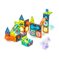 Magnetinis konstruktorius Lean Toys Light Magnetic Blocks, 75 d. kaina ir informacija | Konstruktoriai ir kaladėlės | pigu.lt