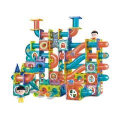 Magnetinis konstruktorius Lean Toys Light Magnetic Blocks, 292 d. цена и информация | Конструкторы и кубики | pigu.lt