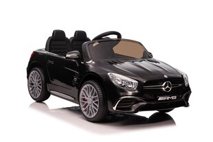 Vienvietis elektromobilis Mercedes SL65 S, juodas kaina ir informacija | Elektromobiliai vaikams | pigu.lt