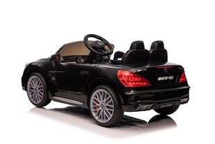 Vienvietis elektromobilis Mercedes SL65 S, juodas lakuotas kaina ir informacija | Elektromobiliai vaikams | pigu.lt