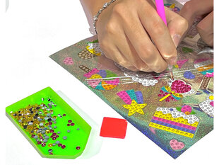 Набор алмазной мозаики с наклейками, Животные цена и информация | Развивающие игрушки | pigu.lt