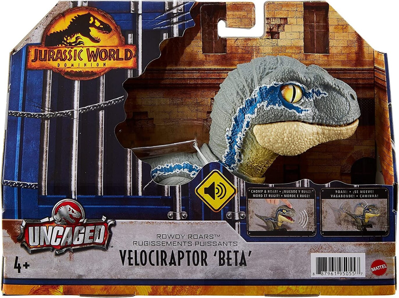 Dinozauro figūrėlė Velociraptor Beta Mattel Jurassic World GWY55 kaina ir informacija | Žaislai berniukams | pigu.lt