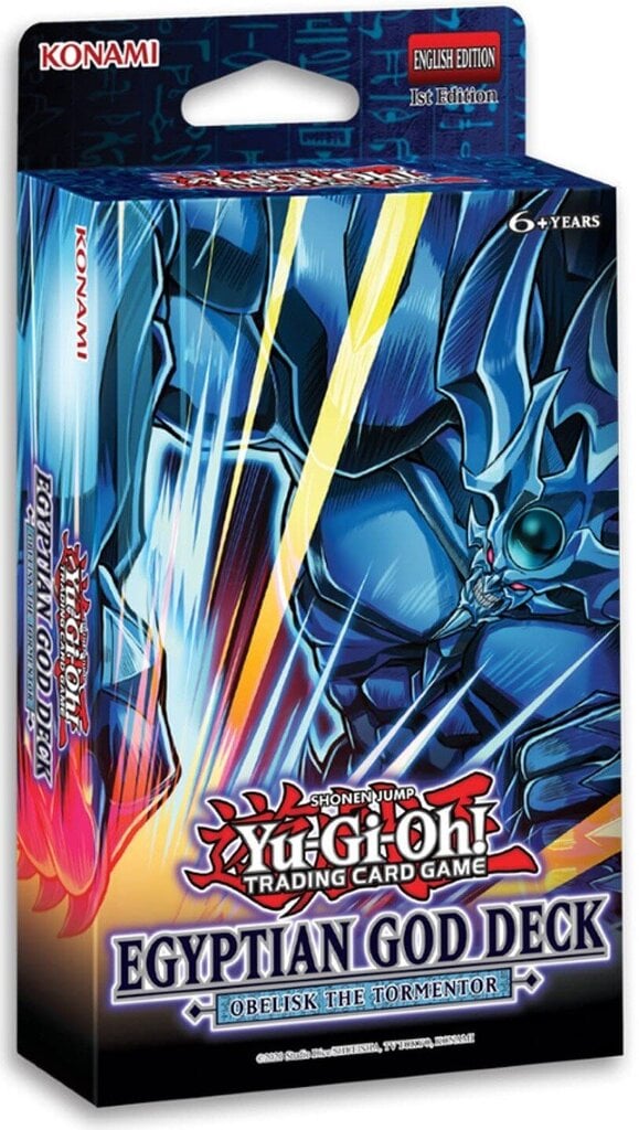 Žaidimo kortos Yu-Gi-Oh! TCG - Egyptian God Deck - Obelisk the Tormentor цена и информация | Stalo žaidimai, galvosūkiai | pigu.lt