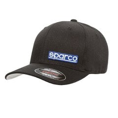 Кепка Sparco FLEXFIT Чёрный S/M цена и информация | Мужские шарфы, шапки, перчатки | pigu.lt