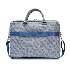 Guess PU 4G Printed Stripes Computer Bag 15|16" Blue цена и информация | Рюкзаки, сумки, чехлы для компьютеров | pigu.lt