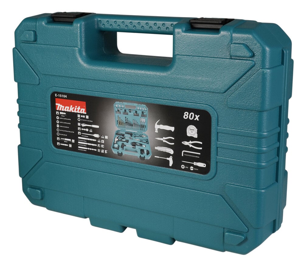 Набор инструментов Makita E-15104, 80 шт. цена | pigu.lt