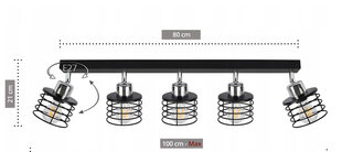 Luxolar lubinis šviestuvas Vigo kaina ir informacija | Lubiniai šviestuvai | pigu.lt
