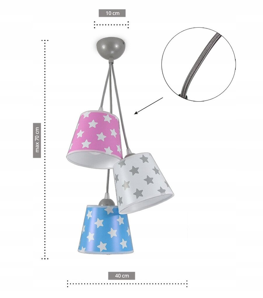 Luxolar šviestuvas vaikų kambariui kaina ir informacija | Vaikiški šviestuvai | pigu.lt