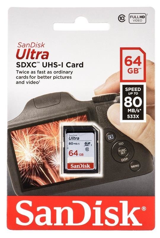 SanDisk Secure Digital Ultra HC цена и информация | Atminties kortelės fotoaparatams, kameroms | pigu.lt