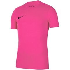 Nike marškinėliai mergaitėms Dry park vii jsy ss BV6741 616 SW972406.1903, rožiniai цена и информация | Футболка для девочек | pigu.lt