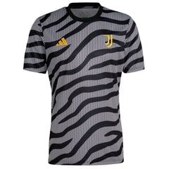 Adidas marškinėliai vyrams Juventus Pre-Match M HZ5033, pilki цена и информация | Мужские футболки | pigu.lt