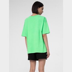 Marškinėliai moterims 4F, žali цена и информация | Женские футболки | pigu.lt