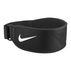 Sportinis diržas Nike Intensity, juodas цена и информация | Эспандеры, петли, ремни для тренировок | pigu.lt