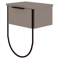 Ночной столик Selsey Norre, коричневый цена и информация | Прикроватные тумбочки | pigu.lt