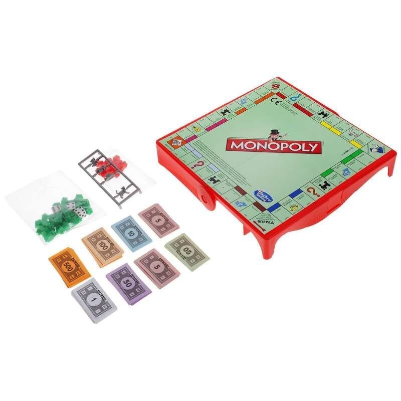 Stalo žaidimas Hasbro Travel Monopoly kaina ir informacija | Stalo žaidimai, galvosūkiai | pigu.lt
