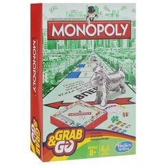 Настольная игра Hasbro Travel Monopoly Grab&Go B1002 цена и информация | Настольные игры, головоломки | pigu.lt