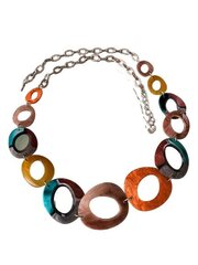 Колье женское Jewellery Color Burst цена и информация | Украшения на шею | pigu.lt